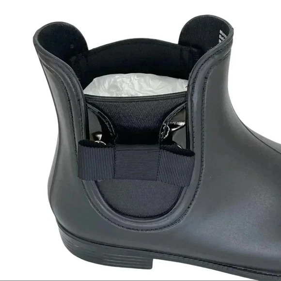 Charter Club Meradeth Black Matte Womens Rain Booties Size 10M - Picture 11 of 14